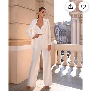 Gorgeous White Suit - perfect for wedding